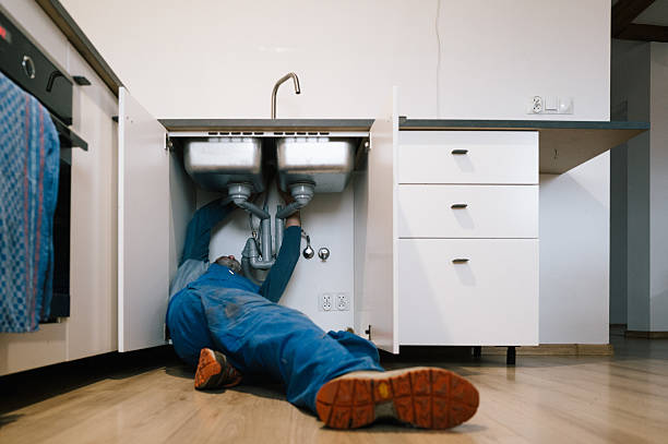 Professional Leak Detection technician working in Forestville, OH